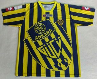 Mke Ankaragücü Turkey 2011/2012 Home Football Jersey Lotto Soccer Shirt Size M