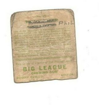 1933 Goudey Tris Speaker awful shape,  poor - minus,  OBC 2