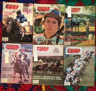 Turf And Sport Digest 1981 6 Issues - A Full Year Horse Race Handicapping Euc