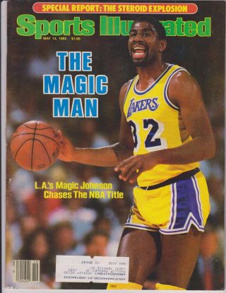 Sports Illustrated May 13,  1985 - Magic Johnson Cover,