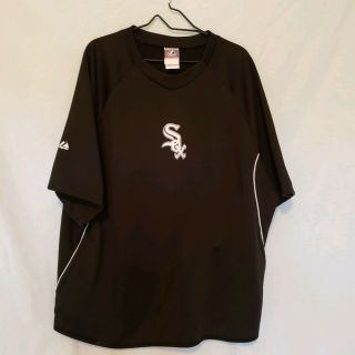 Authentic Majestic Thermabase Mens 2xl Chicago White Sox Batting Cage Pullover