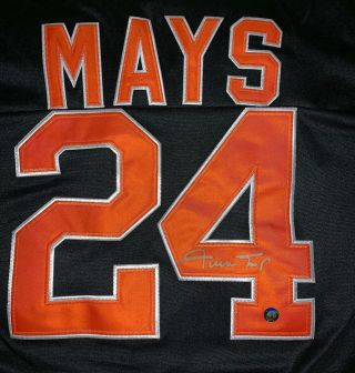 San Francisco Giants Willie Mays Autograph Jersey Mays Say Hey Hologram