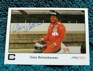 Ppg Indy 500 Trading Card Autographed By Indy Great The Late Gary Bettenhausen