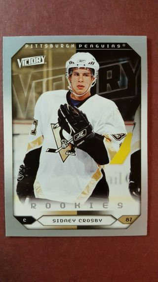 2005 - 06 Victory Rookies Sidney Crosby Penguins 87