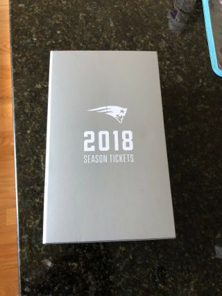 2018 England Patriots Season Ticket Holder Souvenir Kit - Tom Brady Silver