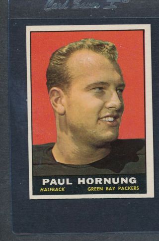 1961 Topps 040 Paul Hornung Packers Ex/mt 549