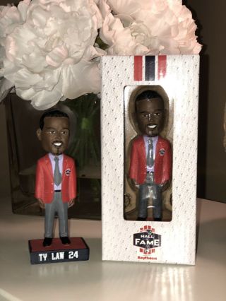 Ty Law England Patriots Hall Of Fame Bobblehead Giveaway Ltd Edition