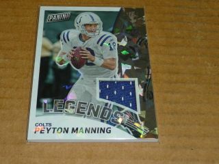 2019 Panini National Convention Peyton Manning Jersey Colts Ice /25 A3983