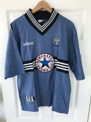 Vintage Newcastle United 1996 - 1997 Football Away Shirt Jersey Size Xl Adidas
