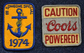 Coors & Navy Patches Tom The Mongoose Mcewen