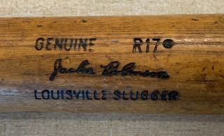 Jackie Robinson 125 Louisville Slugger R17 Wood Baseball Bat Powerized.  34”