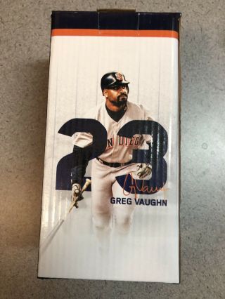 Greg Vaughn 2018 Bobble Head San Diego Padres 1998 Champions Holiday Gift 23 Fan