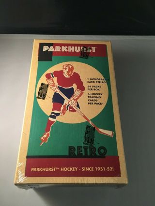2002 - 03 Bap Itg Parkhurst Hockey Retro 24 Packs Per Box