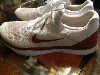 Nike University Of Texas Longhorns Shoes Size 12 Maybe Worn 1 - 2 Times