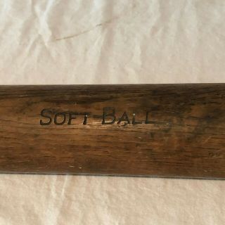 Vintage Gold Smith Wooden Softball Bat No 82 USA Baseball 4