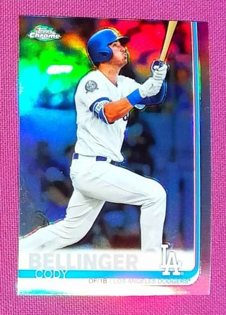 2019 Cody Bellinger Topps Chrome Refractor Los Angeles Dodgers Sp