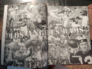 1949 DETROIT LIONS VS LOS ANGELES RAMS NFL FOOTBALL PROGRAM BRIGGS STADIUM 5