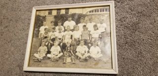 Vintage Photo 1950s Little League Youth Boys Baseball Team Pen Ryn Day Camp Pa