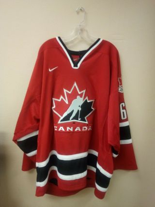 Mario Lemieux 2002 Team Canada Nike Olympic Throwback Hockey Jersey