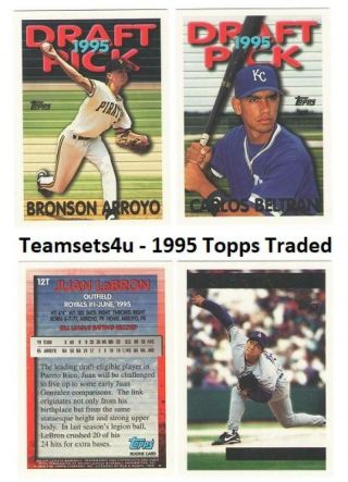 1995 Topps Traded Baseball Set Pick Your Team See Checklist In Description