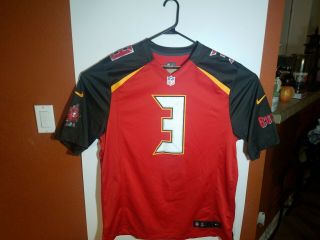 Nike On The Feild Jameis Winston Jersey Tampa Bay Buccaneers Bucs 3 Red Mens Xl