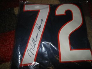William Perry Chicago Bears Signed Autograph Football Jersey Jsa W/ Photo
