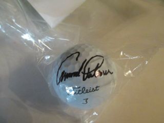 Arnold Palmer Hand Signed Autographed Golf Ball With