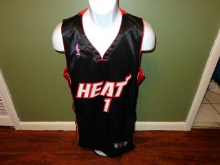 Adidas Authentic Miami Heat Chris Bosh Nba Stitched Basketball Jersey Men’s 44