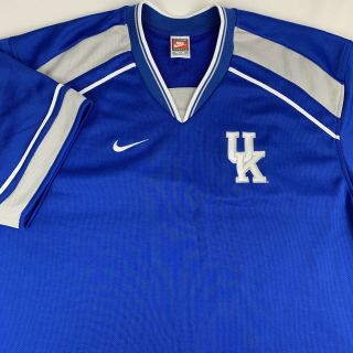Vintage Nike Kentucky Wildcats Basketball Warm Up Shooting Shirt Mens Xl Xlarge