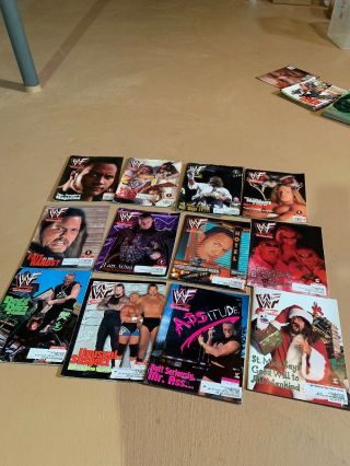 Complete Set Of 1999 Wwf Magazines