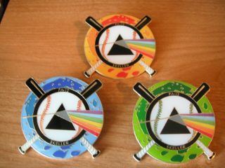Pink Floyd 3 Pin Set - 2 1/2 " - Little League World Series Pins - Pa 12