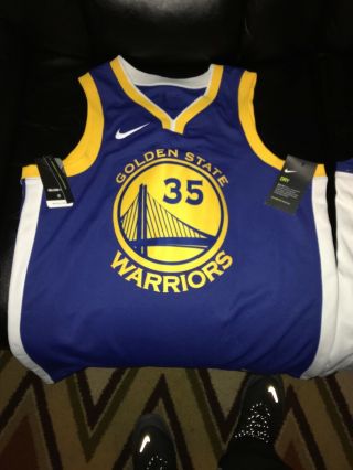 Kevin Durant Signed Autographed Warriors Nike Jersey “swingman”