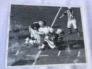 Vtg 1968 Bowl Ii Green Bay Packers Oakland Raiders Press Photo 8x10