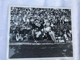 Vintage 1968 Bowl Ii Press Photo 8x10 Oakland Raiders Green Bay Packers