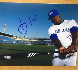 Anthony Alford Toronto Blue Jays Signed Autographed 8x10 Baseball Photo