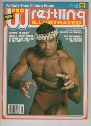 Pro Wrestling Illustrated May 1983 Jimmy Valiant Ric Flair Jimmy Snuka