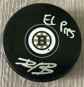 David Portnoy Signed Autograph Barstool Sports Boston Bruins Puck W/exact Proof