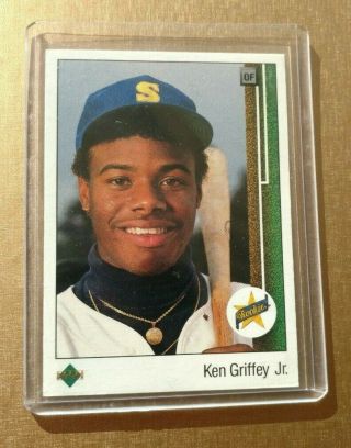 1989 Upper Deck Ken Griffey Jr.  Seattle Mariners Rookie Card 1 The Kid Junior
