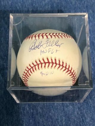 Hall Of Famer Bob Feller Signed Baseball