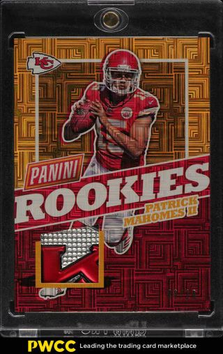 2017 Panini The National Unparalleled Patrick Mahomes Ii Rookie Patch /10 (pwcc)