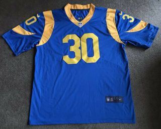 Men’s Nike Nfl Los Angeles Rams Todd Gurley Ii Jersey Size Large Euc
