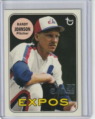 Randy Johnson 2019 Topps Archives Montreal Expos 50 Years