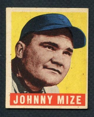 1948 Leaf 46 Johnny Mize Giants Ex 363530 (kycards)