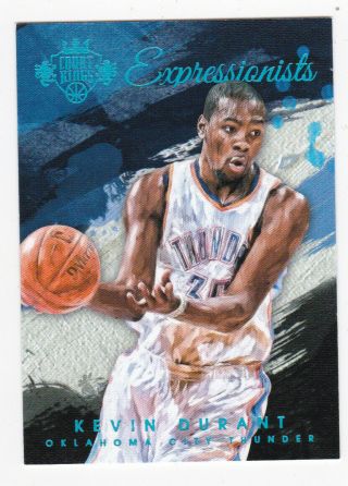 Kevin Durant 2015 - 16 Panini Court Kings Sapphire Expressionists 33 Sp 6/25