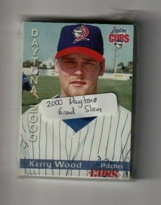 2000 Daytona Cubs Grandstand Minor League Set Nrmint Tough Kerry Wood