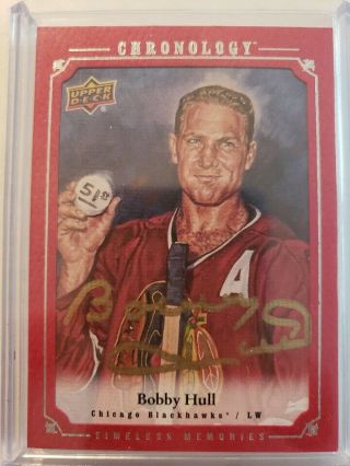 18 - 19 Ud Chronology Timeless Memories - Bobby Hull /25