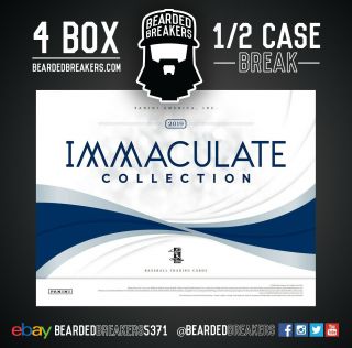 San Diego Padres - 2019 Panini Immaculate Baseball [4 Box Half Case Break 2]