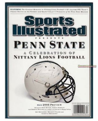 Sports Illustrated Penn State A Celebration Of Nittany Lions Football 2008 Vg