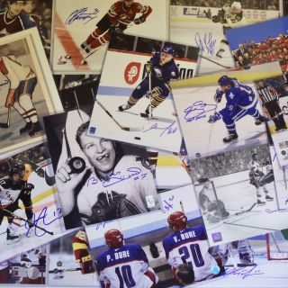 2018/19 Hit Parade Autographed Hockey Three Stars 8x10 Photo Series 2 Hobby Pac 2