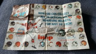 1971 Ihop International House Of Pancakes Miniature Nfl Football Helmet Colts